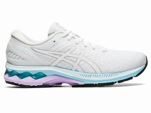 Asics GEL-KAYANO 27 Löparskor Dam Vita Silver | KEOCMG601