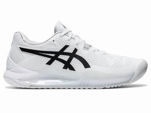 Asics GEL-Resolution 8 Tennisskor Dam Svarta Vita | LJPCED431