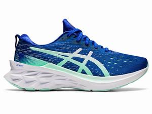 Asics NOVABLAST 2 Löparskor Dam Vita Blå | WMPNYT508